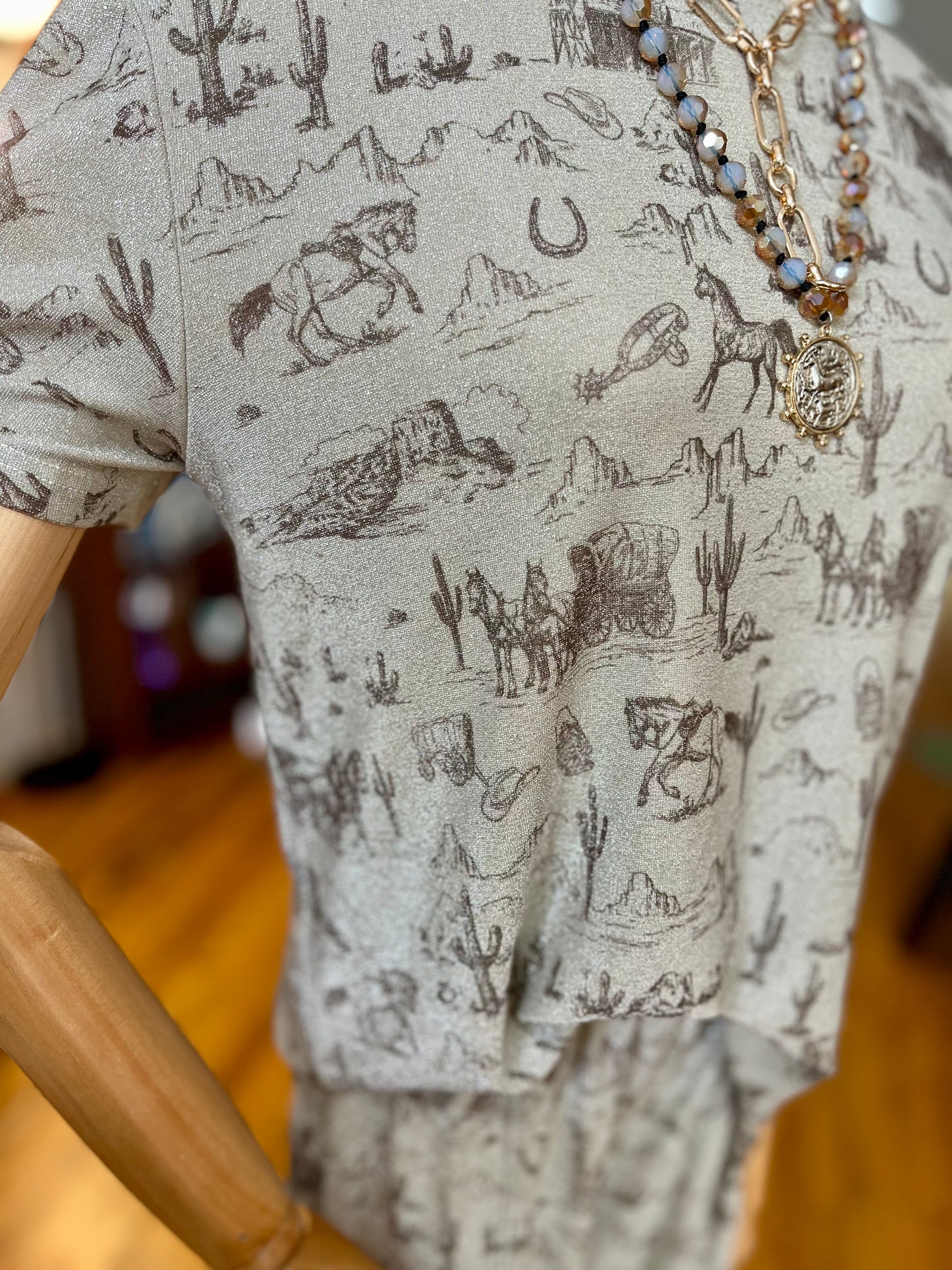 Brown out West Top