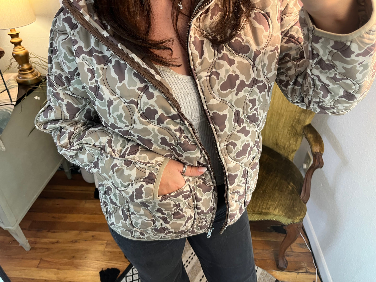 Cozy Cloud Jacket Duck Camo
