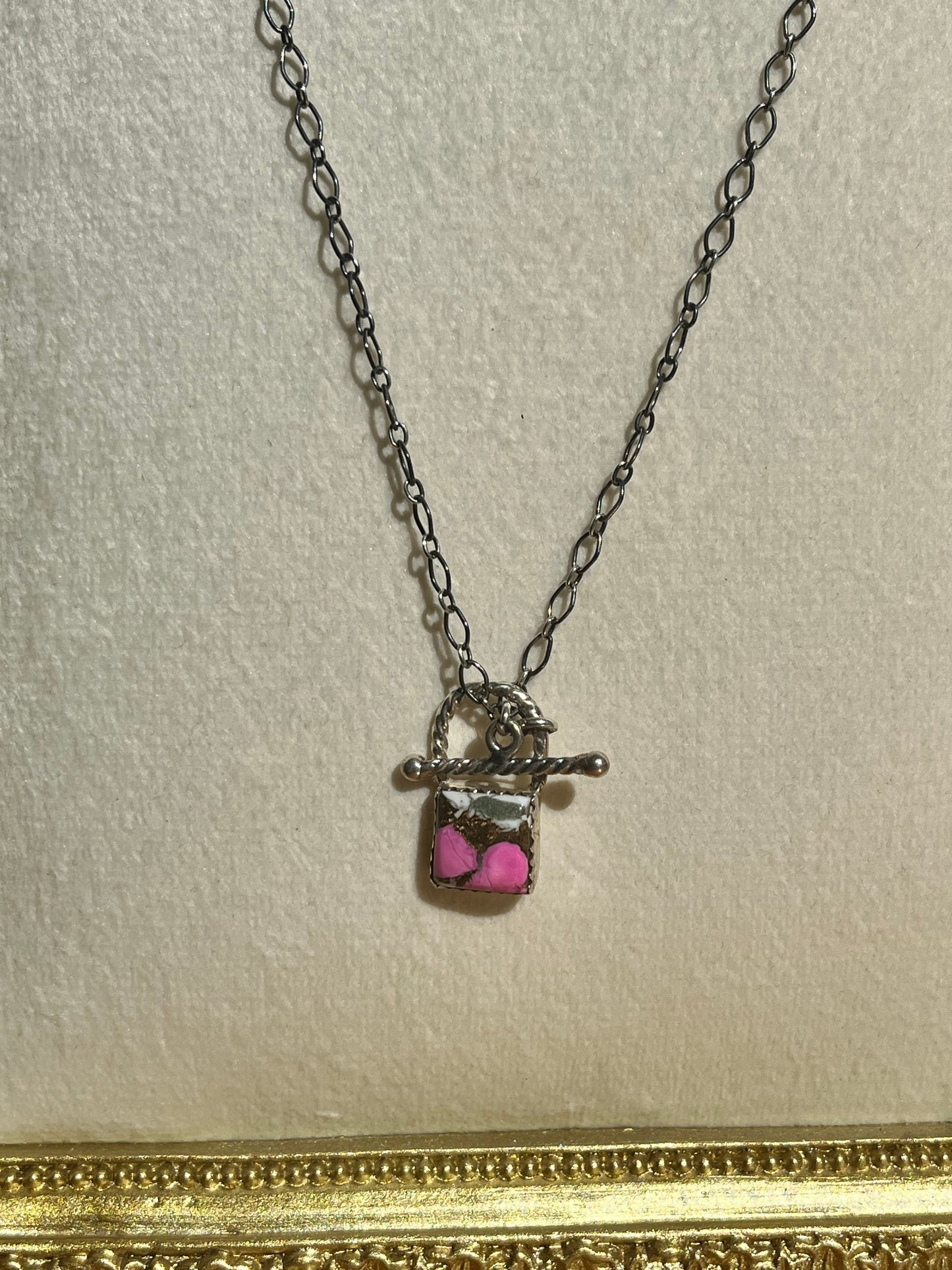 Sterling Silver Cotton Candy Necklace