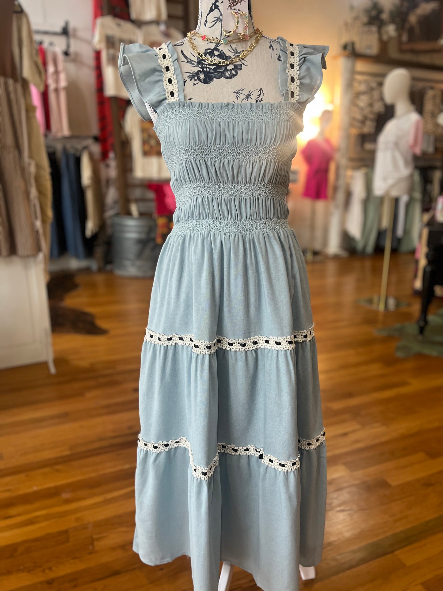 Baby  blue’s dress