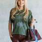 Stare down stitch Tee￼