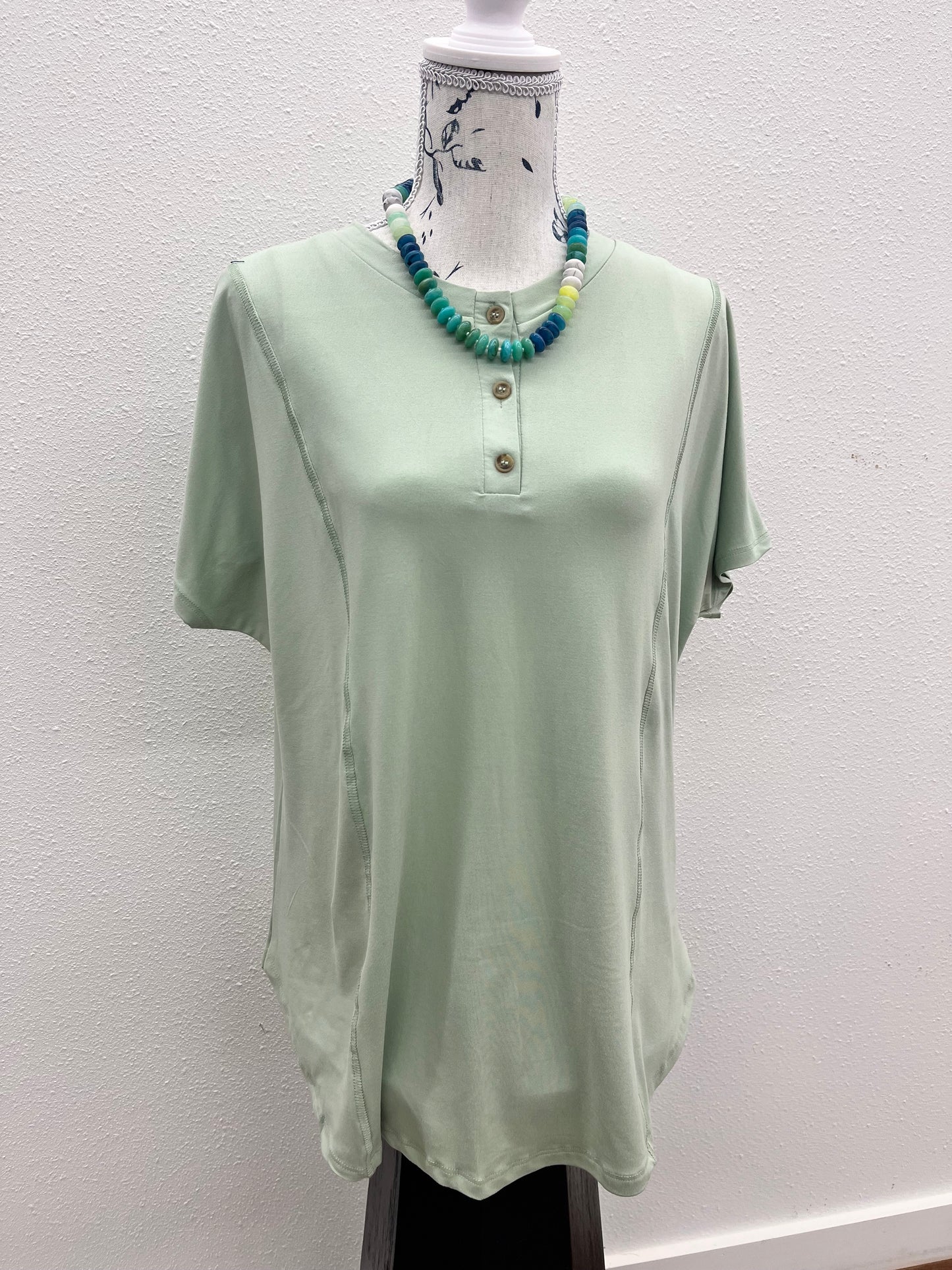 Sage short sleeve Top