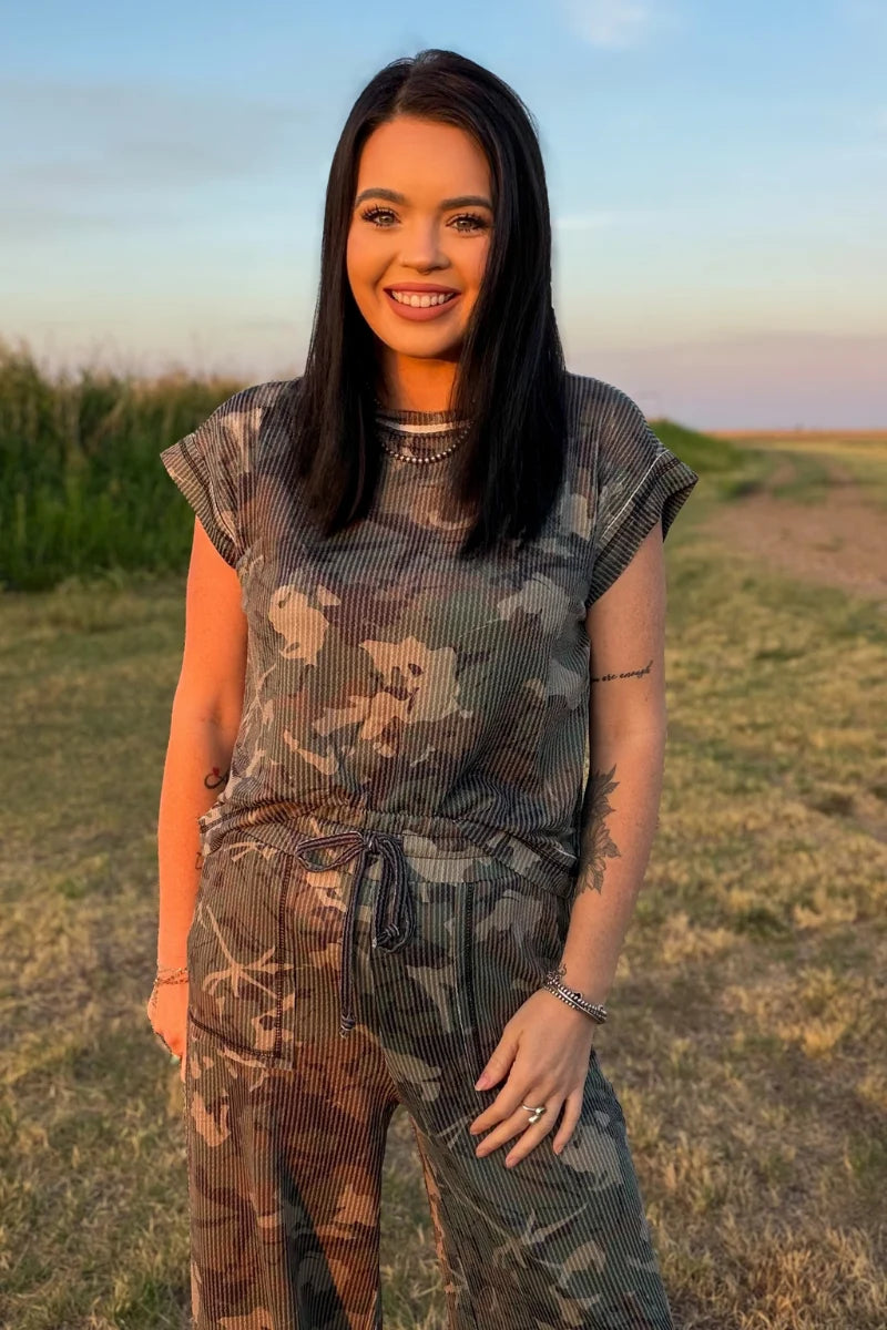 Canyon Camo Top