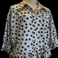 Polkadot peplum Top