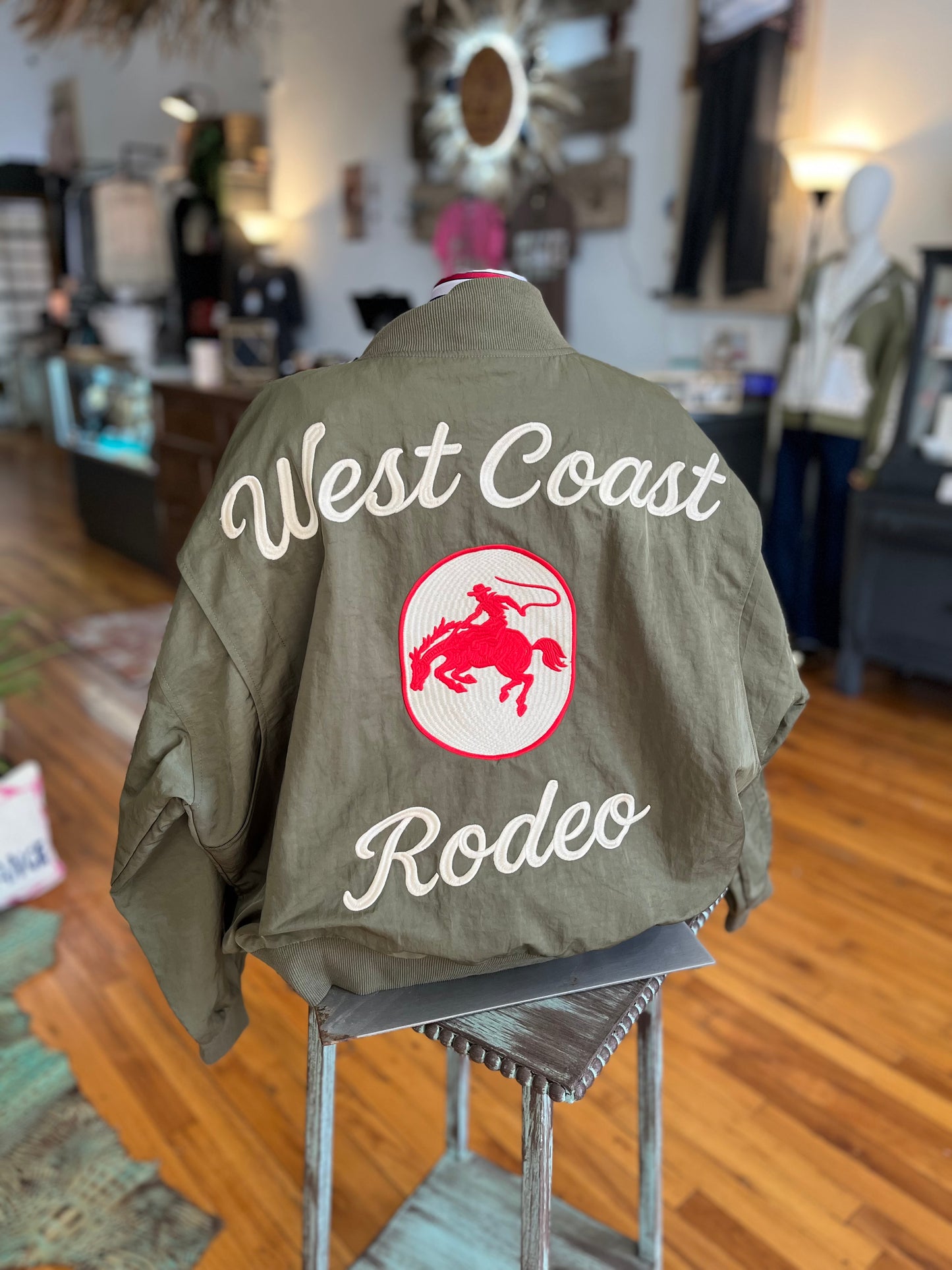 West Coast Rodeo Embroidered Bomber Jacket