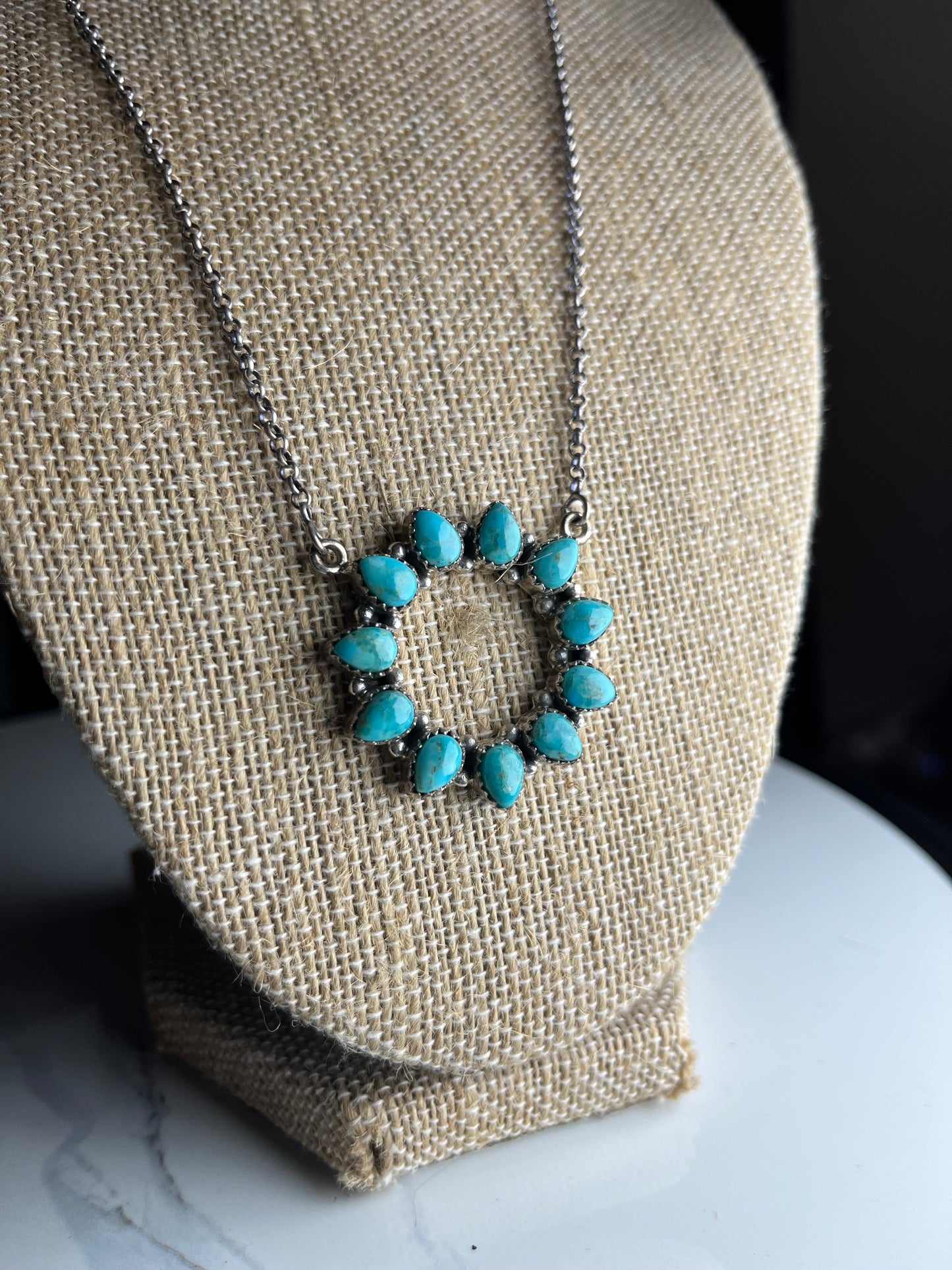 Hada circle turquoise turquoise