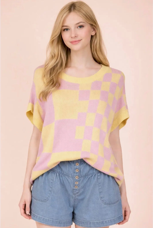 Lemon Lavender Daydream Sweater