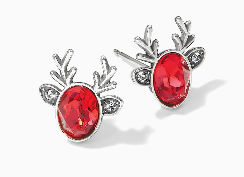 Reindeer Glitz Mini Post Earrings