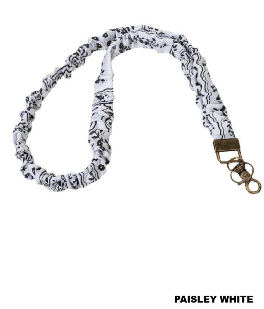 Scrunchie lanyards