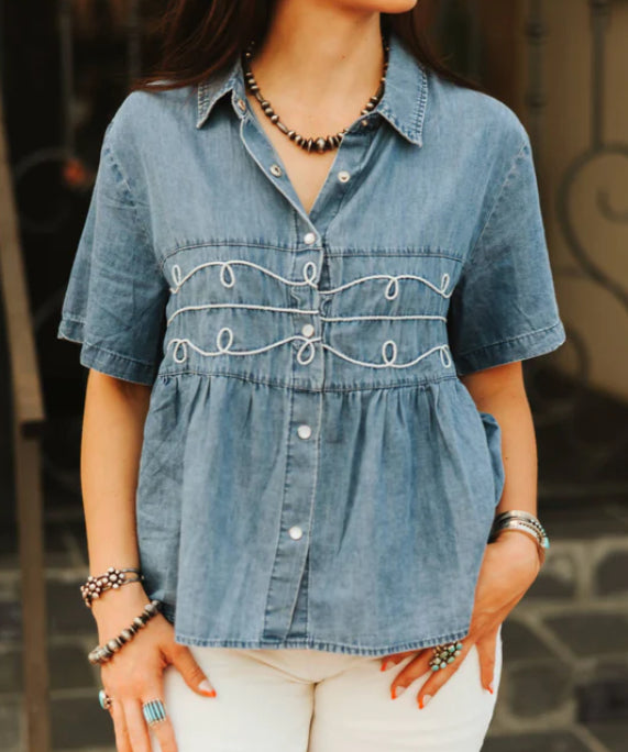 LOOPTY LOU L/S *DENIM