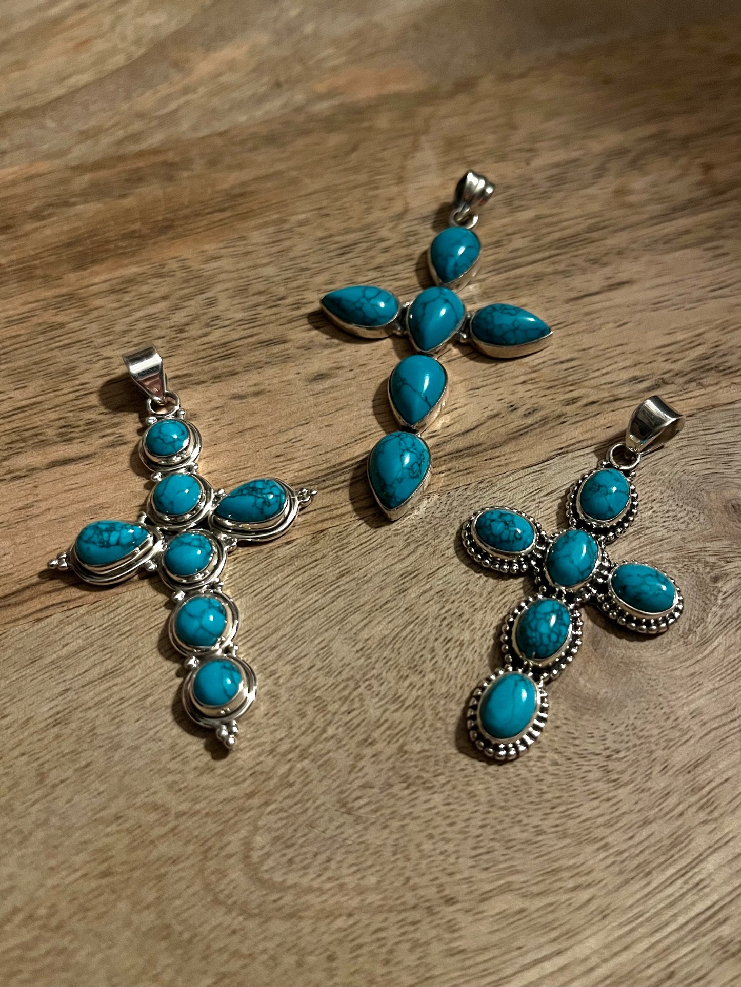 Turquoise Cross Pendant
