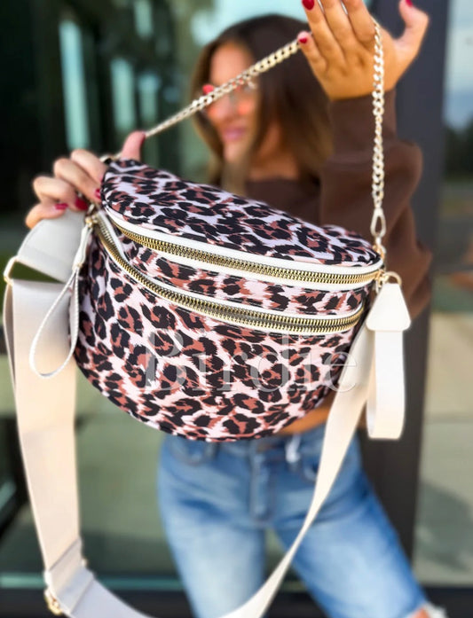 Double Zipper Crossbody Bag
