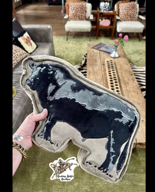Black Angus pillow