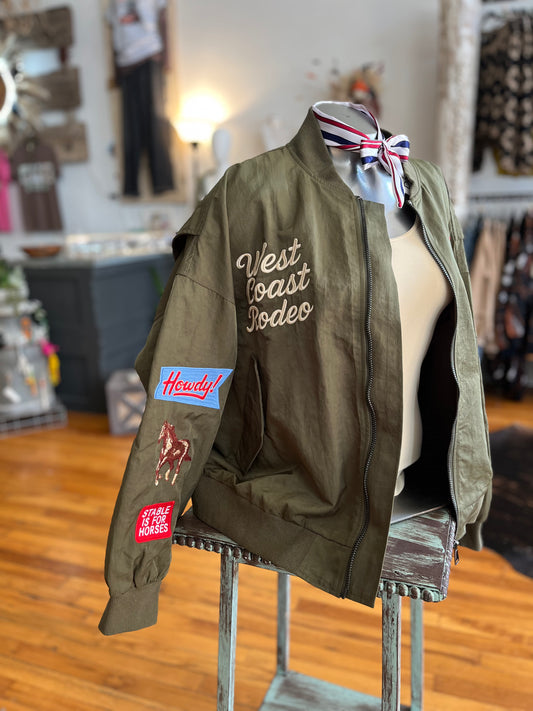 West Coast Rodeo Embroidered Bomber Jacket