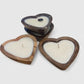 Heart filled Soy candles