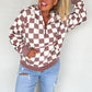 CHECKERED DOES IT PULLOVER