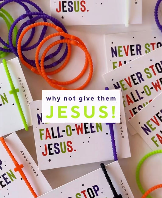 NEVER STOP. FALL-O-WEEN JESUS.