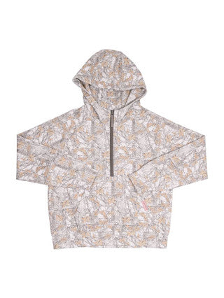 Buttery White camo hoodie.
