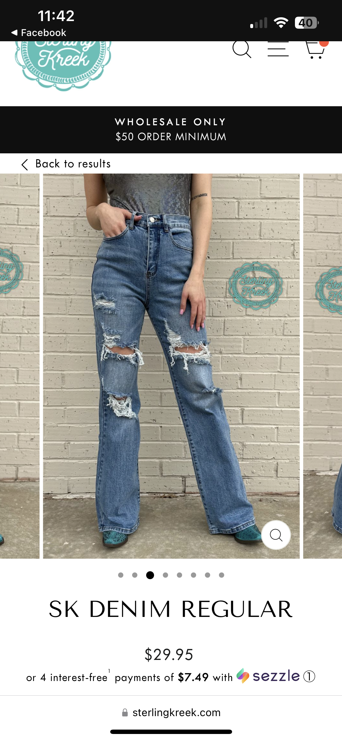 Ripped Britches DENIM REGULAR