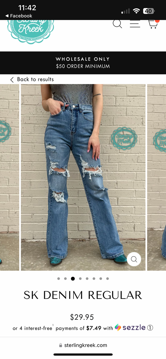 Ripped Britches DENIM REGULAR