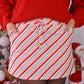 Candy Cane Stripes Skort