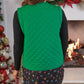 Twila Quilted Tie Vest- Green