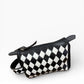 Checkered leather Toiletry