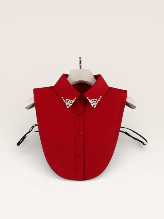 Bling Pearls Dickey Collar