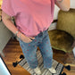 HEART EMBROIDERED BOYFRIEND JEANS