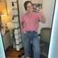 HEART EMBROIDERED BOYFRIEND JEANS