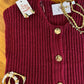 4 button sweater vest