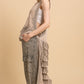 Sleeveless Tiered Ruffle High Low Lace Top