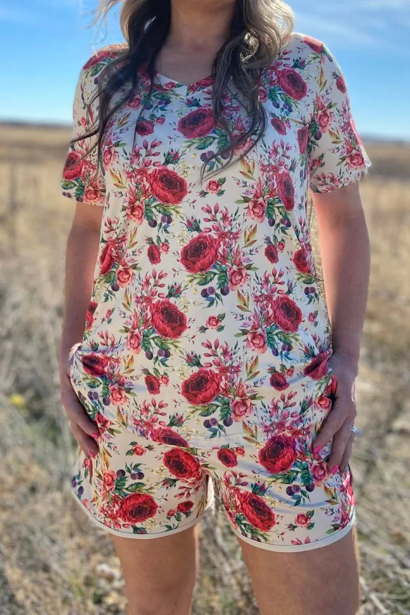 Blush Garden Shorts