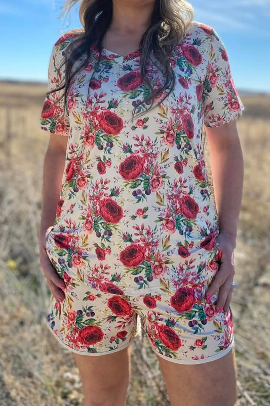 Blush Garden Shorts