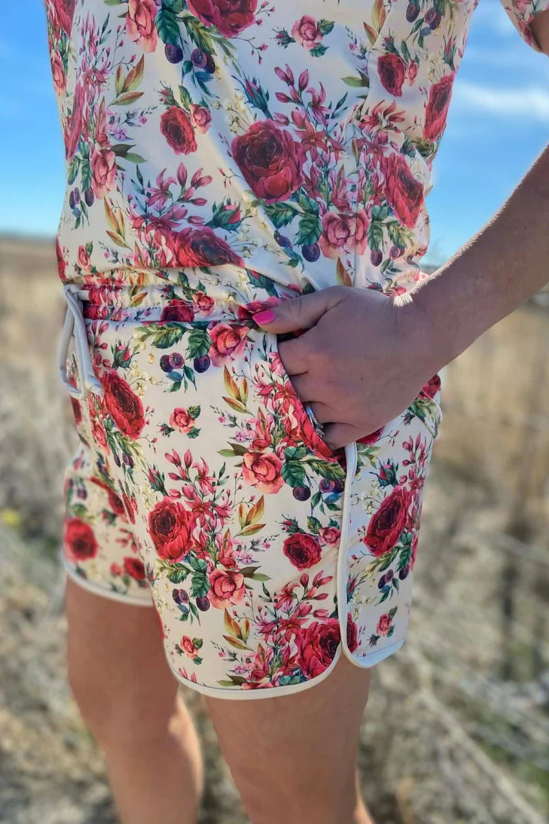 Blush Garden Shorts
