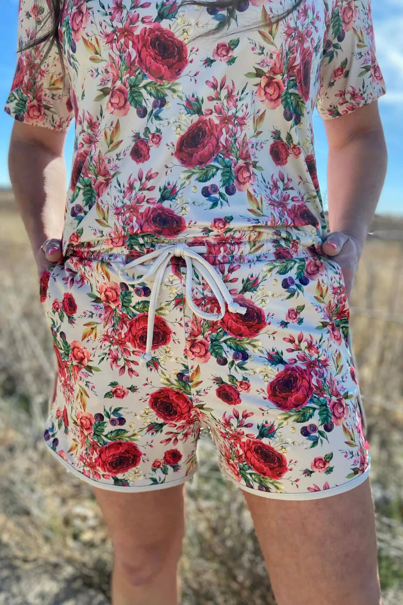 Blush Garden Shorts