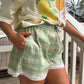 COUNTRY PLAID SIDE SHORTS