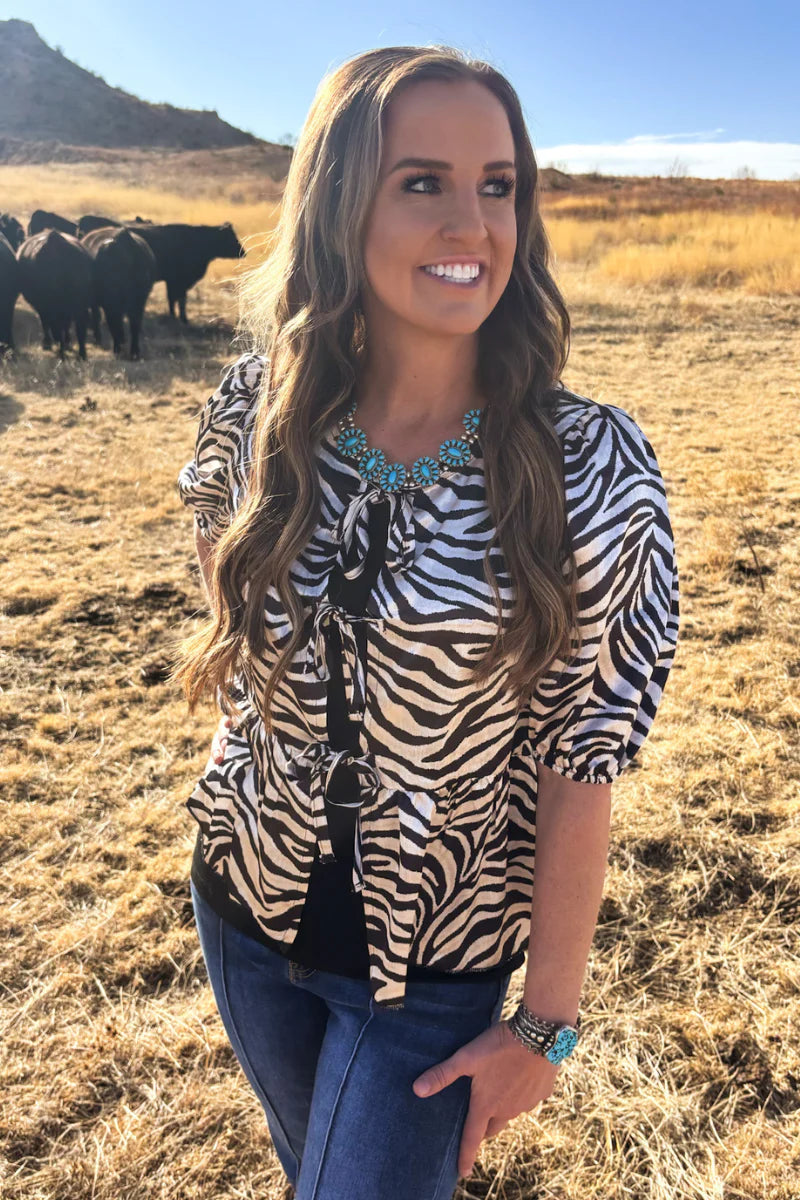 SAFARI TIE TOP
