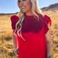 Baby Doll Top Red