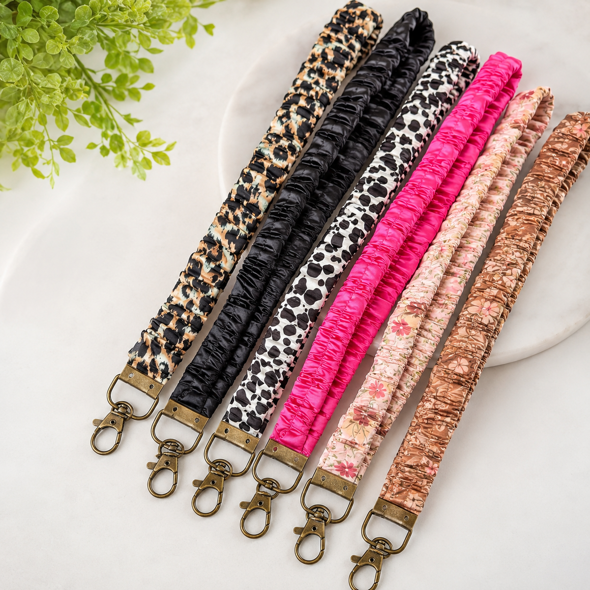 Scrunchie lanyards