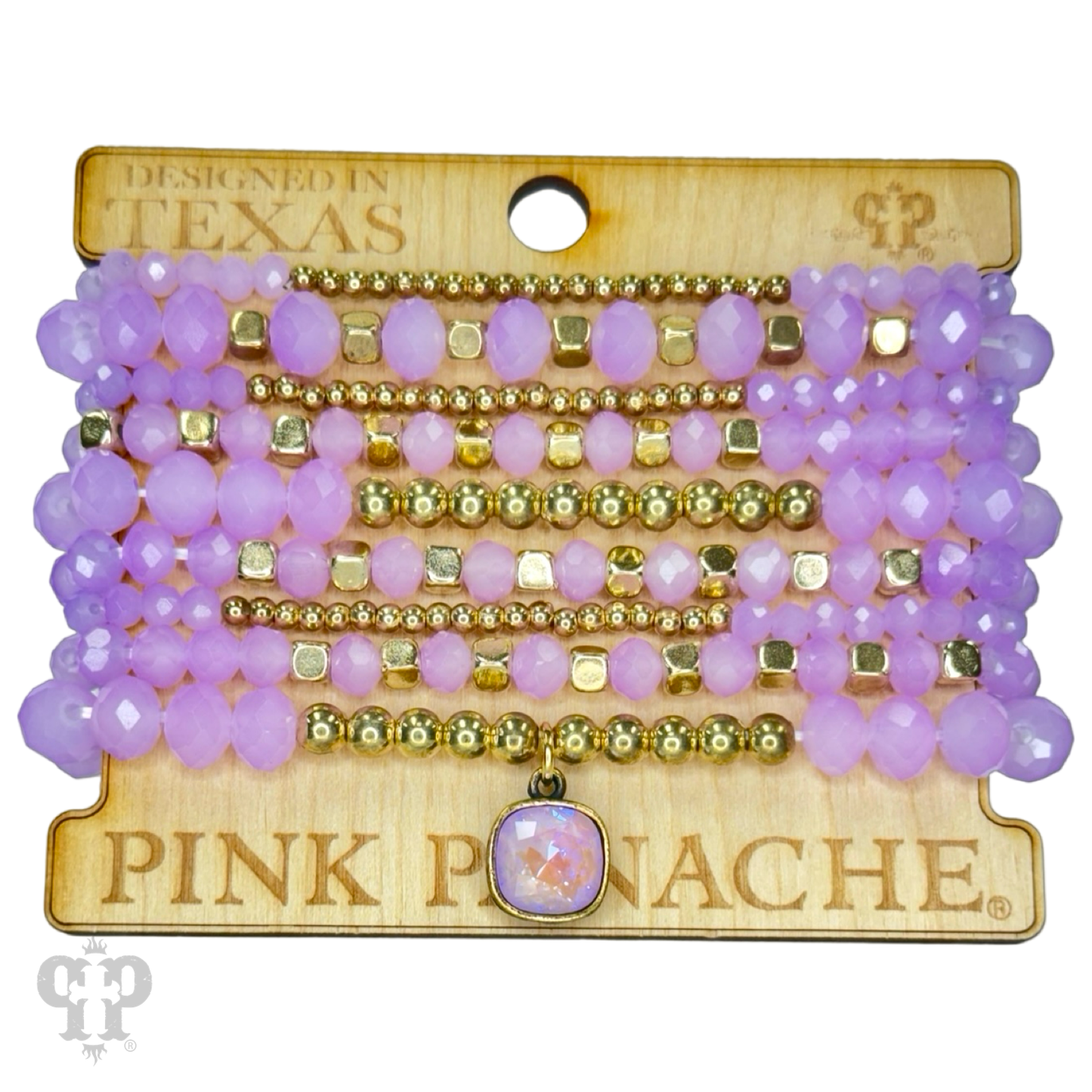 Beaded bracelet stack set