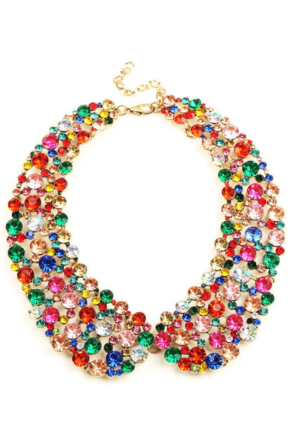 Clear RhinestoneCollar Necklace
