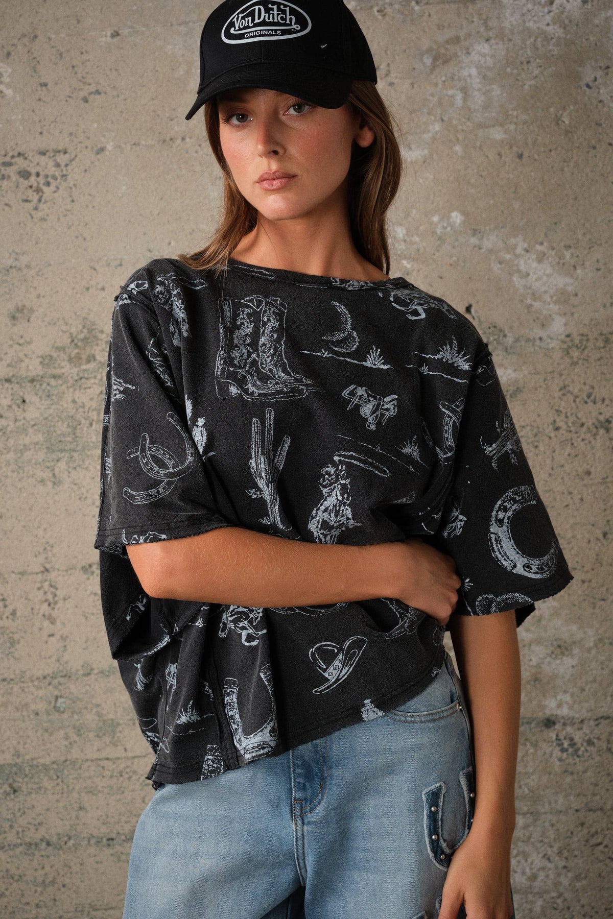 Doodle Me Western Tee