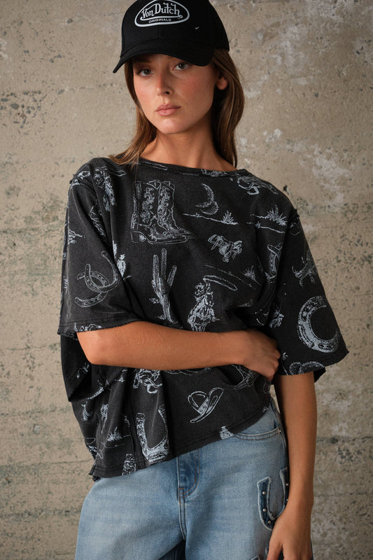 Doodle Me Western Tee