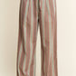 ECLECTIC STRIPE LINEN PANTS