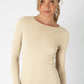 Long Sleeve Crew Neck Top