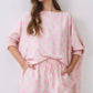 Polka Dot Batwing top and shorts set