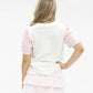 Pearl "He is Risen" on White Princess Top