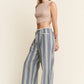 ECLECTIC STRIPE LINEN PANTS