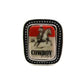 Western Cowboy Killer Portrait Cuff Ring